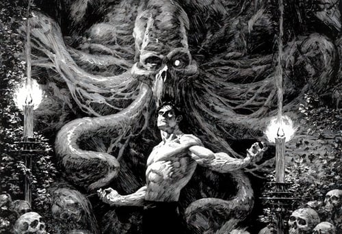Berni Wrightson Illustrations from Frankenstain st by inknoir on Tensor.Art