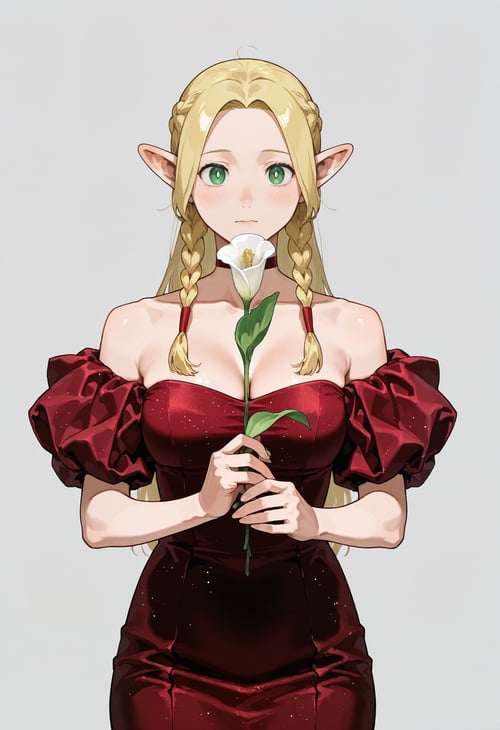 Velvet Bardot Ruffle Bodycon Dress by miaomiao on Tensor.Art