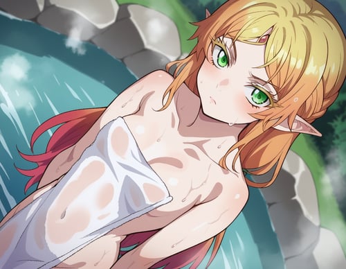 Sui 翠 / Tsundere Elf (Isekai Ojisan) - Nochekaiser by Ttan on Tensor.Art