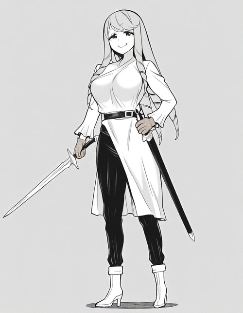 Manga Style: Time Stop Brave | 時間停止勇者 by Hot Anime Girls on Tensor.Art