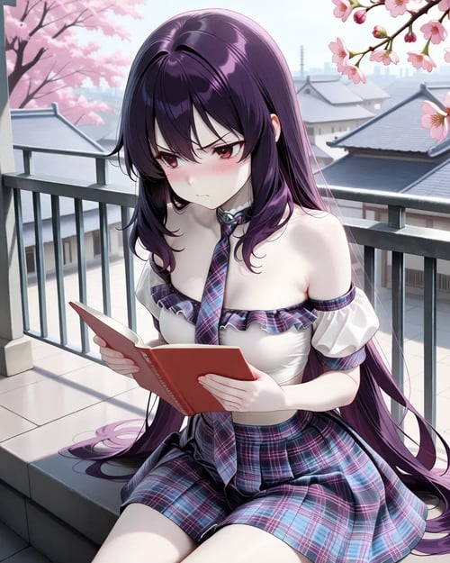 plaid school-uniform style set by reprinter on Tensor.Art