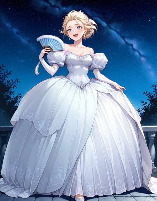 Sarah's Lamé Iridescent Ballgown | Labyrinth(1986) by miaomiao on Tensor.Art