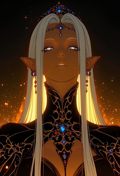 Beautiful darkness style by inknoir on Tensor.Art