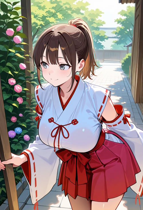 Miko Cosplay / 巫女コス by miaomiao on Tensor.Art