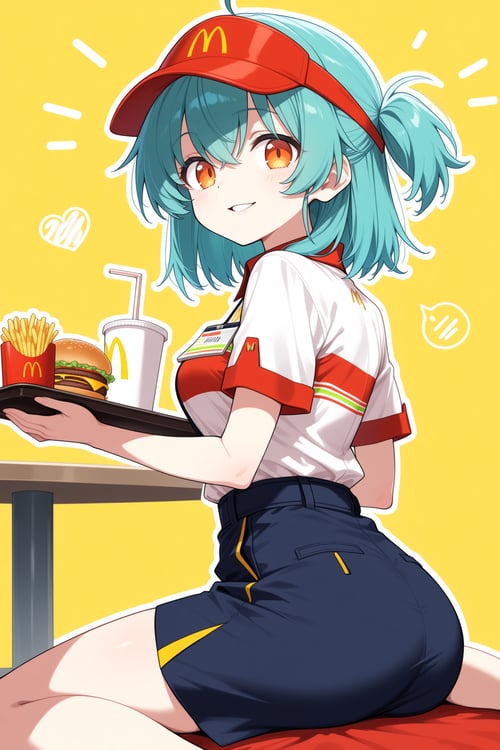 mcdonald's uniform / 日本マクドナルド旧制服 by yy on Tensor.Art