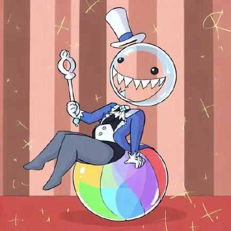 Bubble (Magician version by Azibai) [The Amazing D by user_720431629750874608 on Tensor.Art