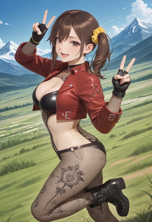 クリムゾン・ライダース / Crimson Riders - DOAXVV Outfit (Illu by reprinter on Tensor.Art