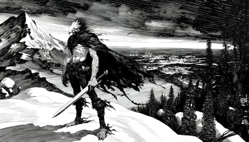 Berni Wrightson Illustrations from Frankenstain st by inknoir on Tensor.Art