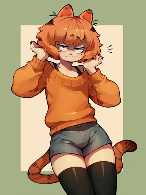 Femboy Garfield by PingkyXD on Tensor.Art