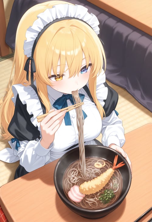 soba / shrimp tempura / 年越しそば / 天ぷらそば / 大晦日 / 蕎麦 by nnk245 on Tensor.Art