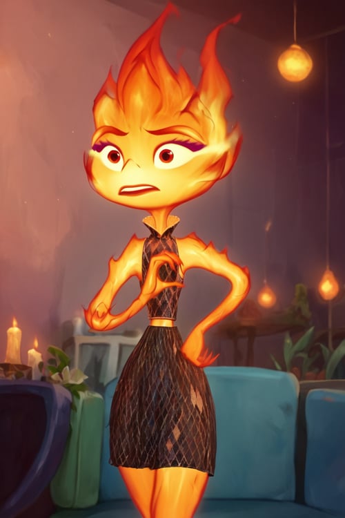 Ember (Elemental) by Awawa on Tensor.Art