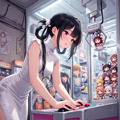 crane game / claw machine / ufo catcher by yy on Tensor.Art