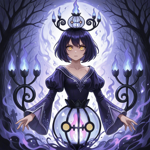 ポケモン 擬人化シャンデラ PixAI版LoRA by スライムナイト on Tensor.Art