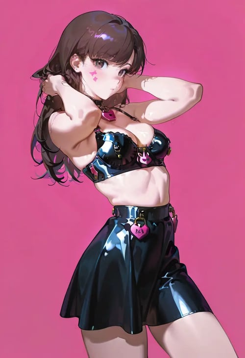 Latex Padlock Outfit by reprinter on Tensor.Art