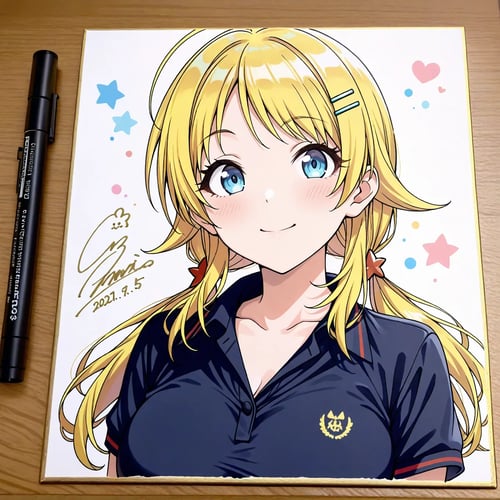 Shikishi, traditional media / 色紙 (Illustrious) by ji on Tensor.Art