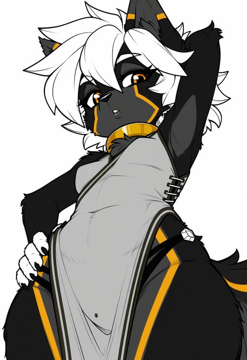 Warning (Fluff-Kevlar) Anima by Churrus on Tensor.Art