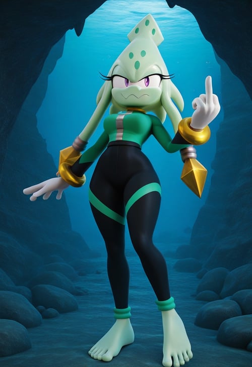 Abyss the Squid - (Sonic) by BassVelvet2j378 on Tensor.Art