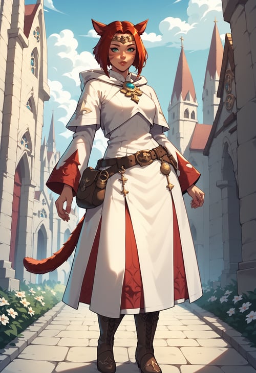 Healer's Attire (Final Fantasy XIV) by miaomiao on Tensor.Art