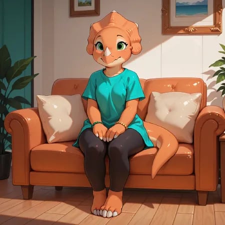 Anthro Cera (land before time) by user_720431629750874608 on Tensor.Art