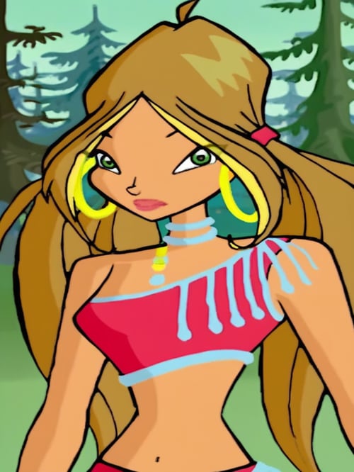 Winx Flora Camping outfit by user_648426992659830032 on Tensor.Art