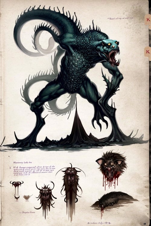 图鉴-克苏鲁怪物-Cthulhu by 师叔 on Tensor.Art