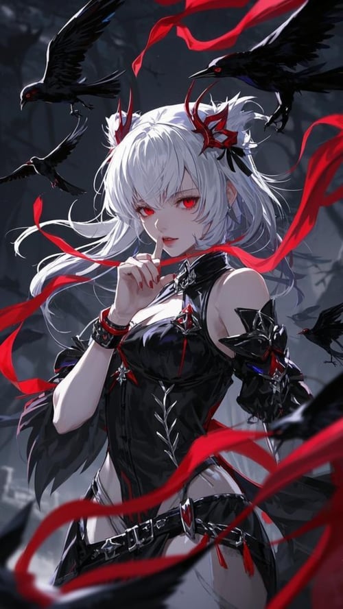 暗黑系列魔法少女-flux1.0 by ai老头 on Tensor.Art