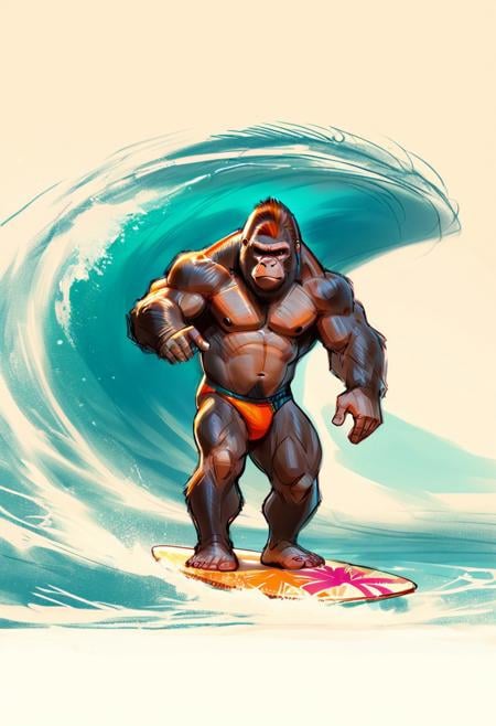 Manyl gorilla by Goat22 on Tensor.Art