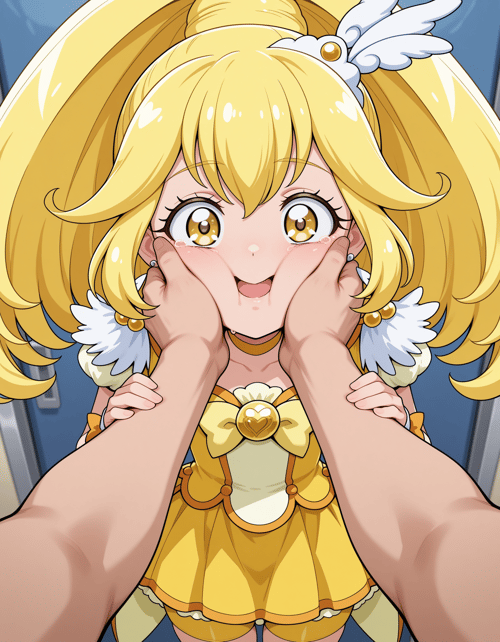 アッチョンブリケ！ Cheek Squah [Illustrious XL] by Min on Tensor.Art