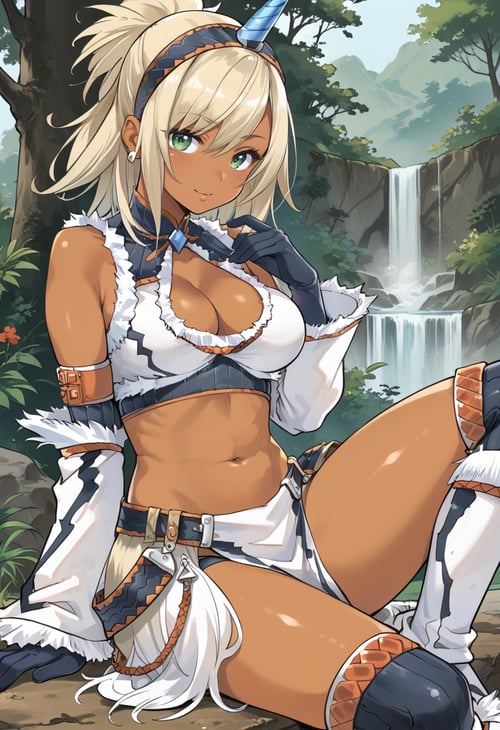 Monster Hunter-Goushu Kirin Armor (キリン-ブリッツ装備)pony by miaomiao on Tensor.Art