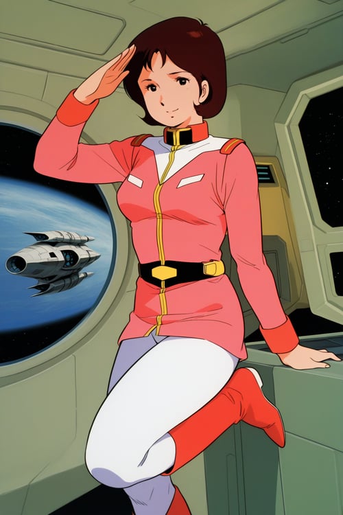 Mirai Yashima ミライ・ヤシマ  Mobile Suit Gundam 機動戦士ガンダム by user_853931801855396637 on Tensor.Art