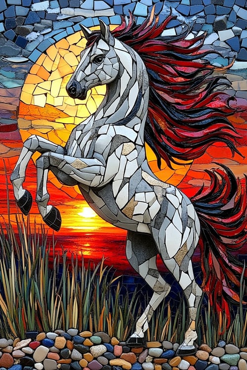 TQ - Mosaic Painting Flux by TracQuoc on Tensor.Art