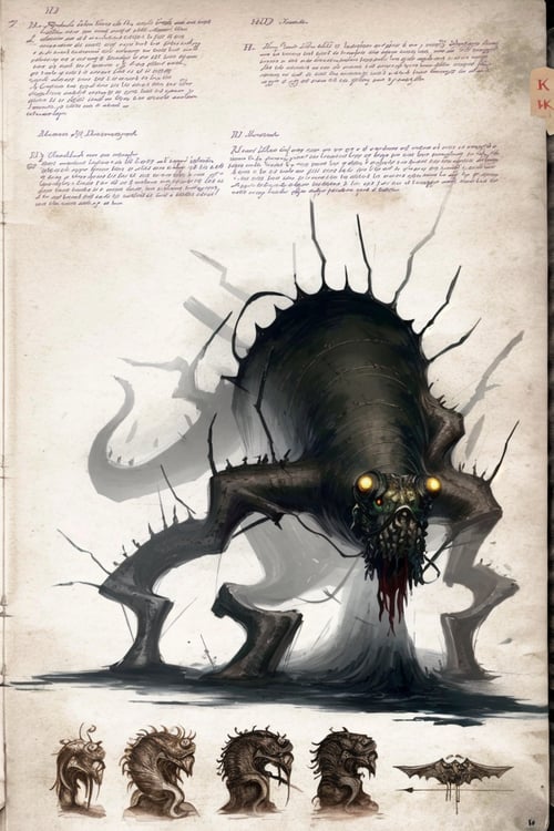 图鉴-克苏鲁怪物-Cthulhu by 师叔 on Tensor.Art