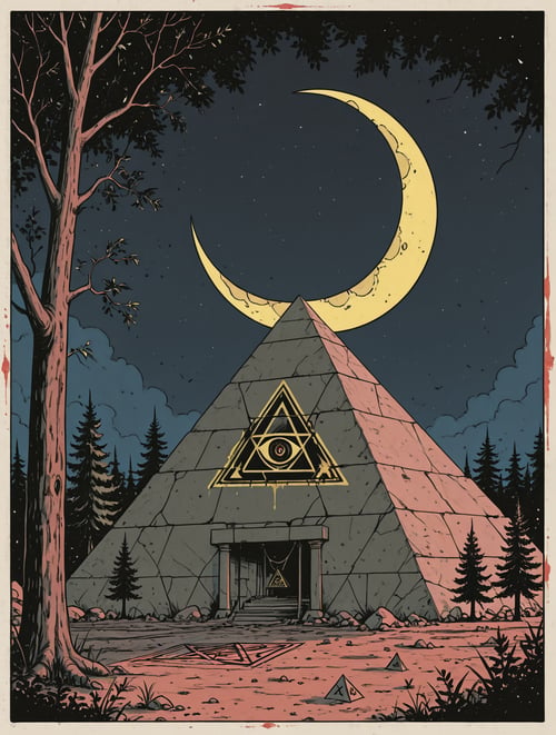 Arcana Press - A Vintage Pulp Horror / Comic Style by Dragon Shiryū on Tensor.Art