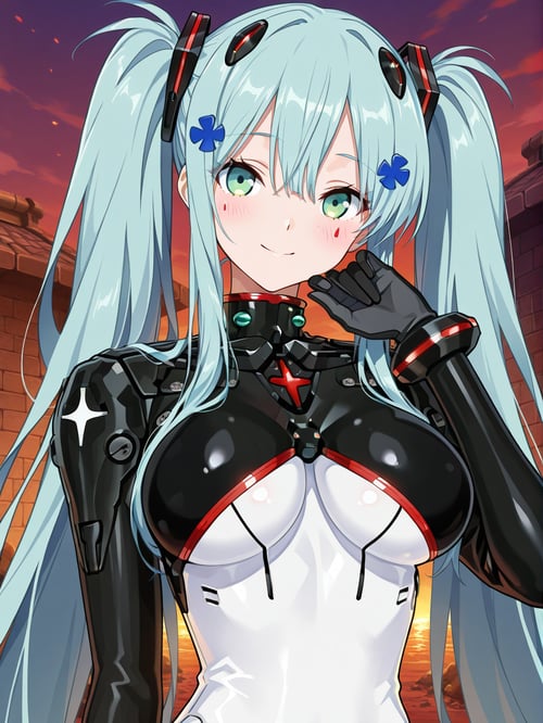 HK416 [子夜福音] 服装-少女前线（HK 416 [midnight evangelion]  by RPG on Tensor.Art