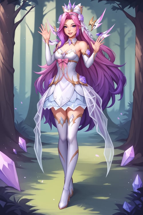 Crystal Rose Seraphine (League of Legends) - Comis by KillerUwU13_AI on Tensor.Art