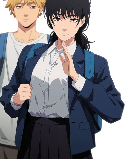 Asa Mitaka / Yoru / Denji | Anima | Chainsaw Man by Min on Tensor.Art