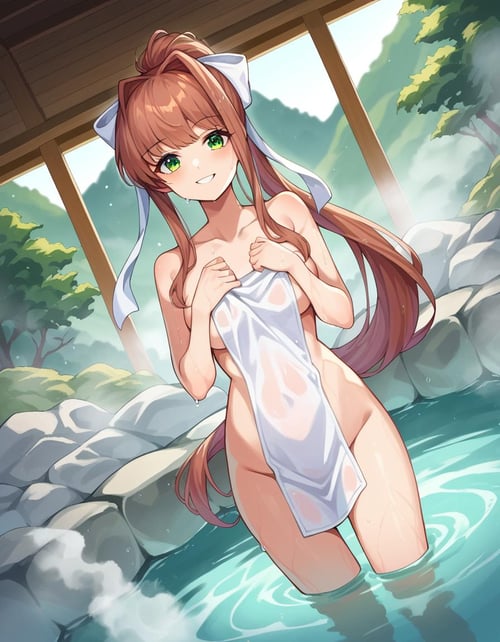 Monika - Doki Doki Literature Club by Sol Eternelle on Tensor.Art