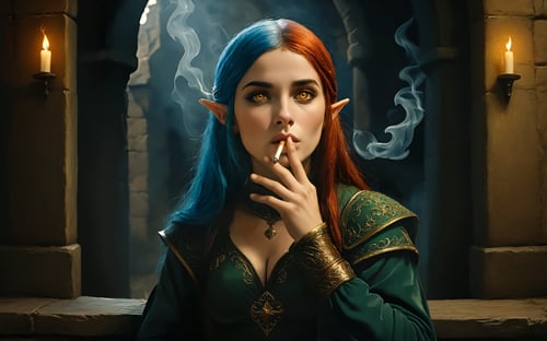 Cigarette Smoking XL by Woncho on Tensor.Art