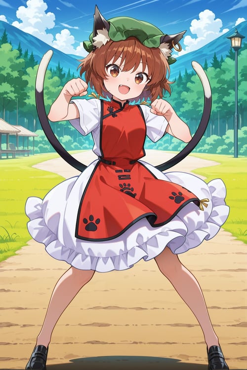 Chen (Touhou Project) - 橙 (東方) by RDMPrompt on Tensor.Art