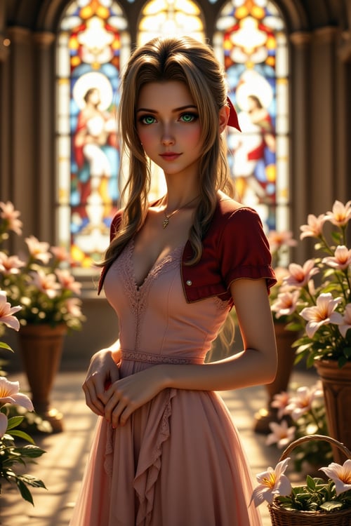 Aerith Gainsborough SoloLoRA by Solo on Tensor.Art