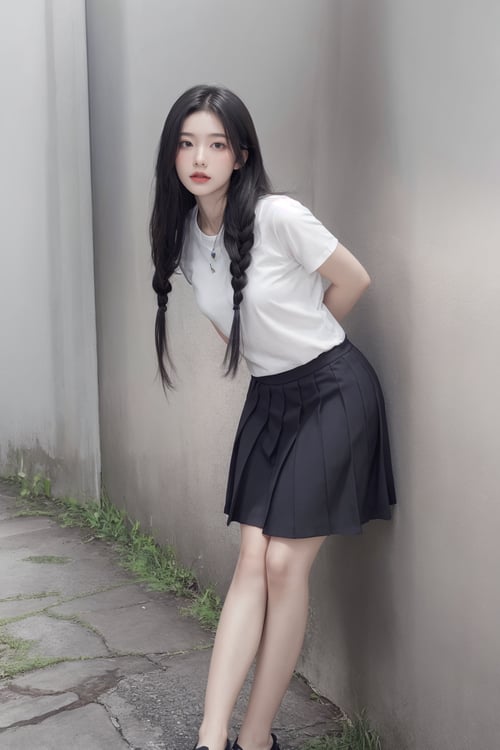 百褶裙美女 by 智绘ai on Tensor.Art