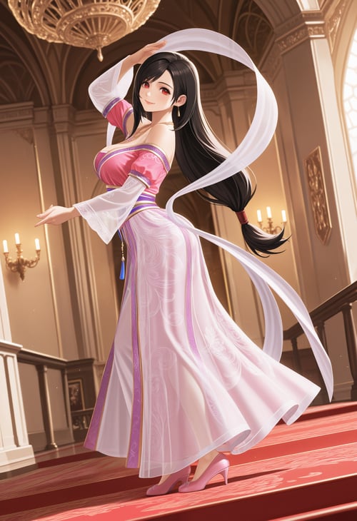 三國志１４・貂蝉コスチューム / Three Kingdoms 14 Chousen (DiaoChan) Costume - DOAXVV Outfit (Illustrious) by Min on Tensor.Art
