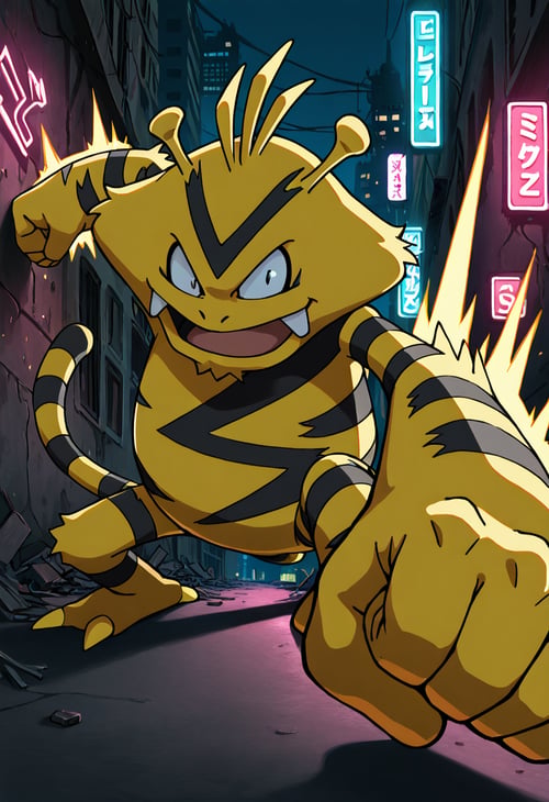 Electabuzz: Thunder Tiger | エレブー (Pokedex #0125) [ by Corral on Tensor.Art
