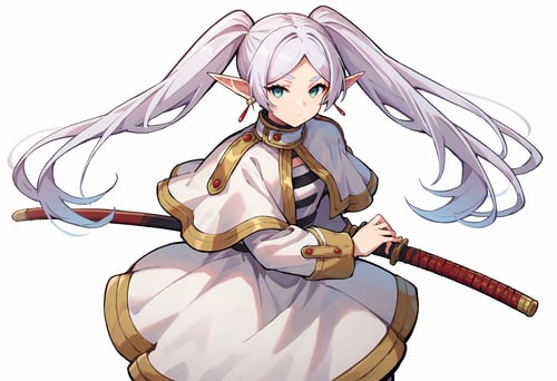 (PonyXL pose) Battoujutsu (ready to draw sword pose) | 居合 · 抜刀 by Akiseki on Tensor.Art
