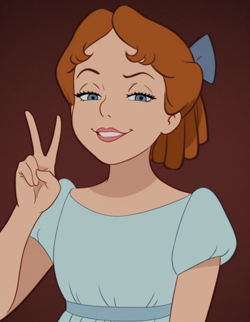 Wendy Darling (Peter Pan - 1953) IL by elderagent on Tensor.Art