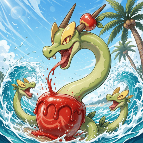 ポケモン カミツオロチ PixAI版LoRA by スライムナイト on Tensor.Art
