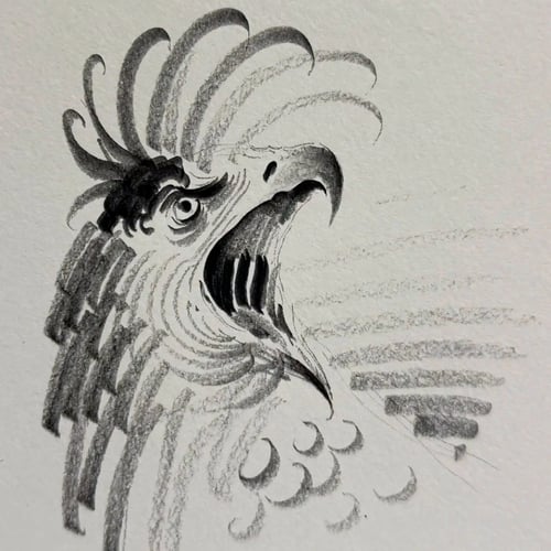 炭笔素描-Charcoal sketch by Alex on Tensor.Art