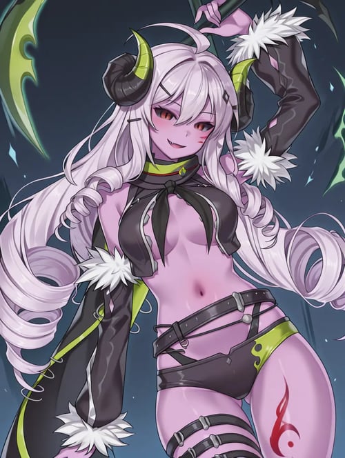 Soulworker Mob / Poison's outfit 毒魔服裝 only outfit by reprinter on Tensor.Art