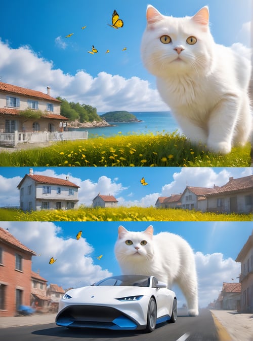 large white cat by Jiudy on Tensor.Art