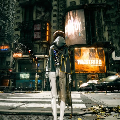 Cyberpunk City (Stellar Blade: Blood Rain) by 鬼畫符 on Tensor.Art